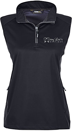 Custom Core 365 Ladies' 3-Layer Knit Shell Quarter-Zip Vest