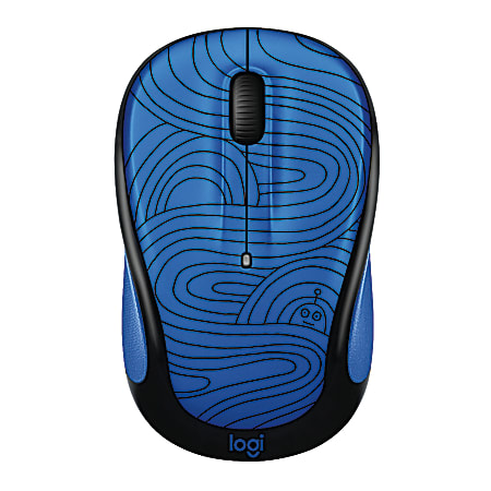 Logitech® M325c Wireless Mouse, Deep Blue Dot, 910-005030
