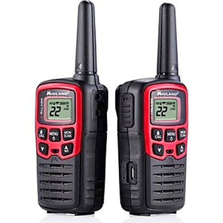 Midland X-TALKER T31VP Walkie Talkie - 22 Radio Channels - Upto 137280 ft - 38 Total Privacy Codes - Auto Squelch, Keypad Lock, Silent Operation, Low Battery Indicator, Hands-free - Water Resistant - AAA - Lithium Polymer (Li-Polymer)