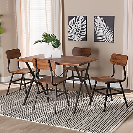 Baxton studio 5 piece dining set shop