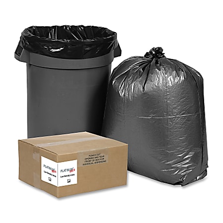 Platinum Plus Trash Can Liners, 33 Gallon, Heavy Duty - Resin