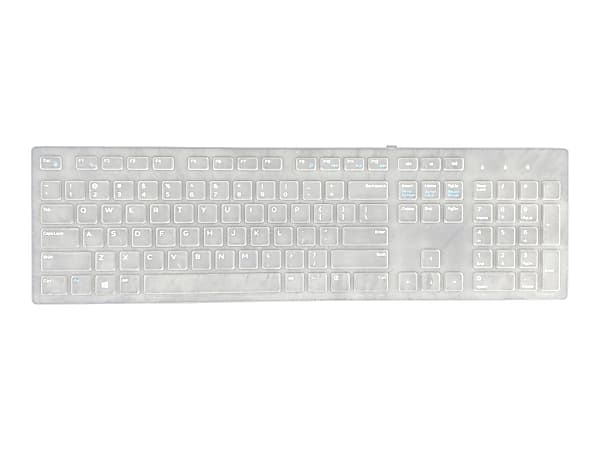 Man & Machine Cool Fitted Drape - Keyboard cover - transparent - for Dell KM636