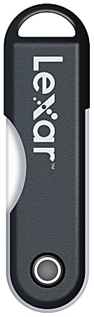 Lexar® JumpDrive® TwistTurn USB 2.0 Flash Drive, 128GB, Black