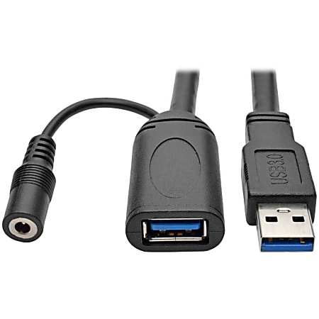 Eaton Tripp Lite Series USB 3.0 SuperSpeed Active Extension Repeater Cable (USB-A M/F), 20M (65.61 ft.) - U33020M