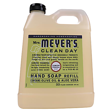 Clean Day Liquid Hand Soap, Lemon, 33 oz, 6/Carton Clean Day Liquid Hand Soap, Lemon, 33 oz, 6/Carton