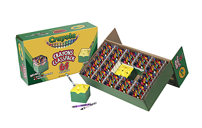 Crayola® Classpack® Regular Crayons, Assorted Colors, Box Of 832