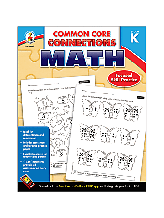 Carson-Dellosa Common Core Connections Math, Grade K