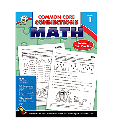 Carson-Dellosa Common Core Connections Math, Grade 1