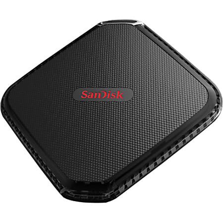 SanDisk Extreme 500 480 GB Portable Solid State Drive - External - Black - USB 3.0 - 430 MB/s Maximum Read Transfer Rate - 3 Year Warranty