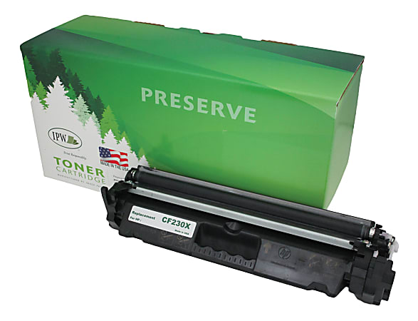 IPW Preserve Remanufactured High-Yield Black Toner Cartridge Replacement For HP 30X, CF230X, 845-30X-ODP
