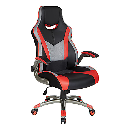Office Star™ Uplink Gaming Chair, Black/Red