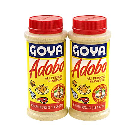 Goya Adobo Seasoning, 28 Oz Tub, Pack Of 2
