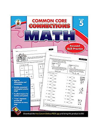 Carson-Dellosa Common Core Connections Math, Grade 5