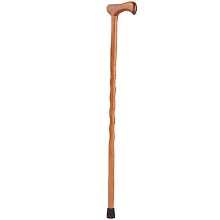 Brazos Walking Sticks™ Twisted Laminated Mesquite Wood Cane, 40", Mesquite