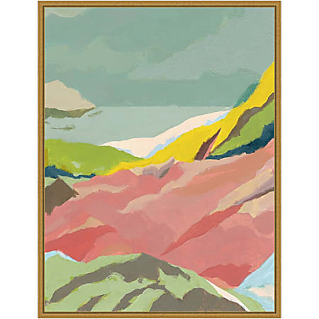 Amanti Art Candy Coast II Mountains by Jacob Green Framed Canvas Wall Art Print, 24”H x 18”W, Gold