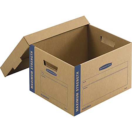 Bankers Box® SmoothMove™ Moving & Boxes, 1213/16" x 16 1/2" x 10 1/16", Case Of 8