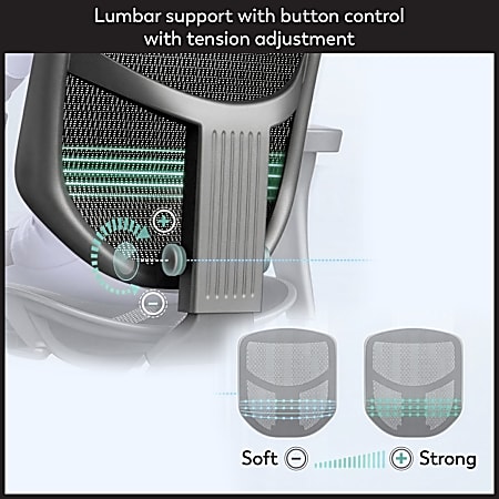 WorkPro Quantum 9000 Series Ergonomic MeshMesh Mid Back Stool