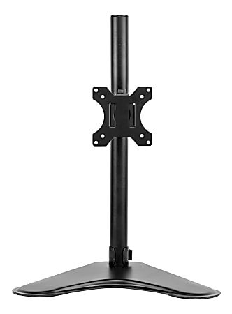Fellowes® Professional Freestanding Single Monitor Arm For 32" Monitors, 18.31"H x 11.03"W x 28.56"D, Black