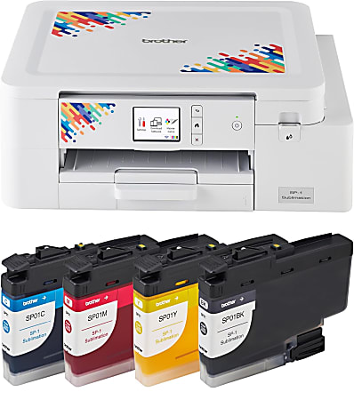 Brother SP1 Sublimation Printer And Extra Ink Cartridge Set