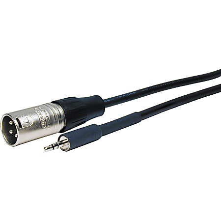Comprehensive Standard Series XLR Plug to Stereo 3.5mm Mini Plug Audio Cable 25ft, XLRPMPS25ST
