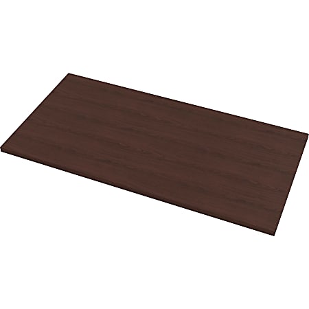 Fellowes High Pressure Laminate Desktop, Mahogany