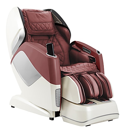 Osaki Pro Maestro 4-D Full-Body Massage Chair, Burgundy/Beige
