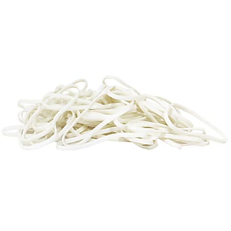 JAM Paper Rubber Bands Size 33 White Bag Of 100 Rubber Bands - Office Depot