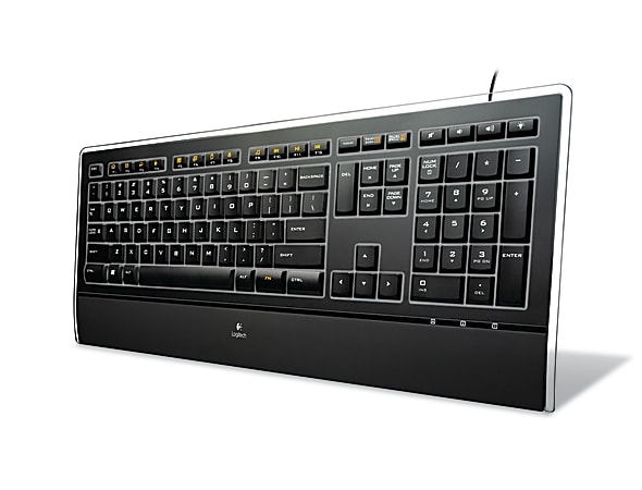 Logitech K740 Illuminated Keyboard with Built-in Palm Rest