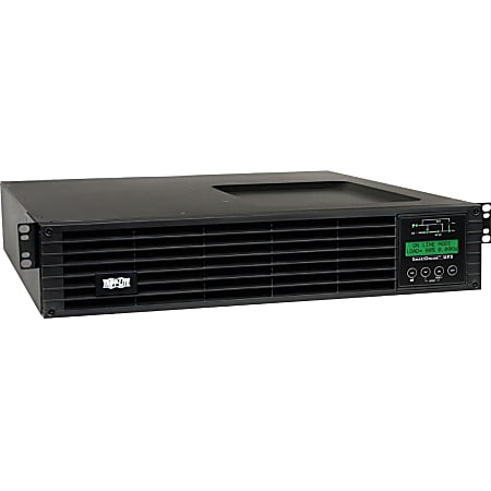 Tripp Lite 1500VA 1350W UPS Smart Online Rackmount LCD 120V USB DB9 2U TAA - 1500 VA/1350 W - 100 V AC, 110 V AC, 115 V AC, 120 V AC, 127 V AC - 4.20 Minute Stand-by Time - 2U Tower/Rack Mountable - 6 x NEMA 5-15R - TAA Compliant