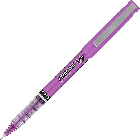 Pilot Precise V7 Harmony Rolling Ball Pen, Fine Point, 0.7 mm, Lilac, Single Pen