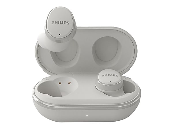 Philips TAT4556WT - True wireless earphones with mic - in-ear - Bluetooth - active noise canceling - white