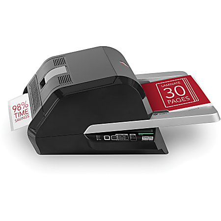 GBC Foton 30 Automated Pouch-Free Laminator, 8.50" Lamination Width, 5 mil Lamination Thickness, 9.6"H x 22.7"W x 18.8"D