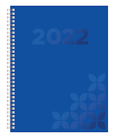 Office Depot® Brand Weekly/Monthly Planner, 8-1/2" x 11", Bold Varnish, January to December 2022, NW8511PPB