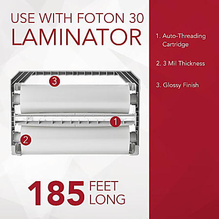 GBC Foton Laminating Cartridge - Laminating Pouch/Sheet Size: 3 mil Thickness - for Laminator - 1 Each GBC Foton Laminating Cartridge - Laminating Pouch/Sheet Size: 3 mil Thickness - for Laminator - 1 Each