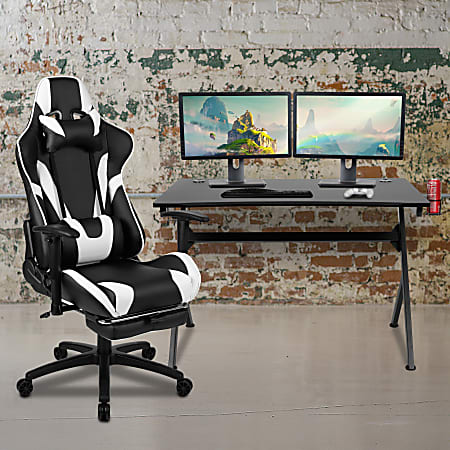Flash Furniture Gaming Desk And Gaming Chair Set,