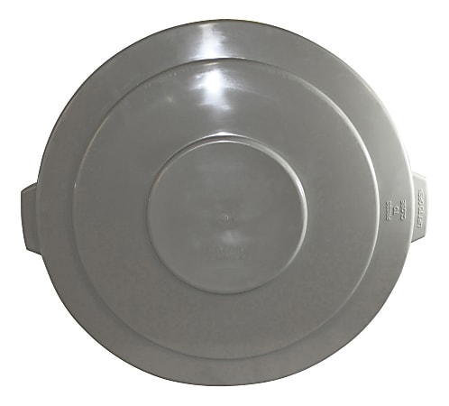 Genuine Joe Gator 55-Gallon Round Waste Container Lid, Gray