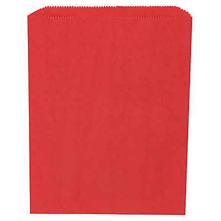 JAM Paper® Merchandise Bags, Medium, Red, Pack Of 1,000 Bags