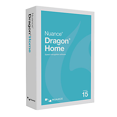 Nuance® Dragon® NaturallySpeaking® Home 15.0, Disc