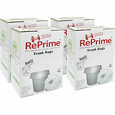 Heritage RePrime AccuFit 44-gal Can Liners - 44