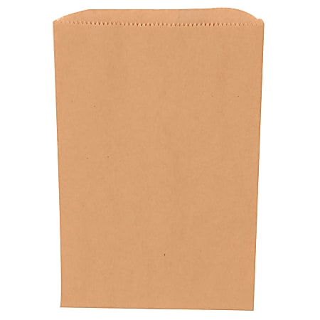 JAM Paper® Merchandise Bags, Medium, Light Brown, Pack Of 1,000 Bags