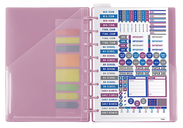 2026 2027 TUL Discbound WeeklyMonthly Student Planner Junior Size
