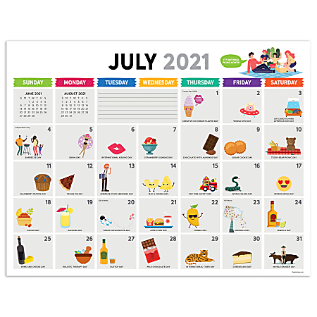 TF Publishing Large Desk Pad Calendar, 17" x 22", Holiday, July 2021 To June 2022