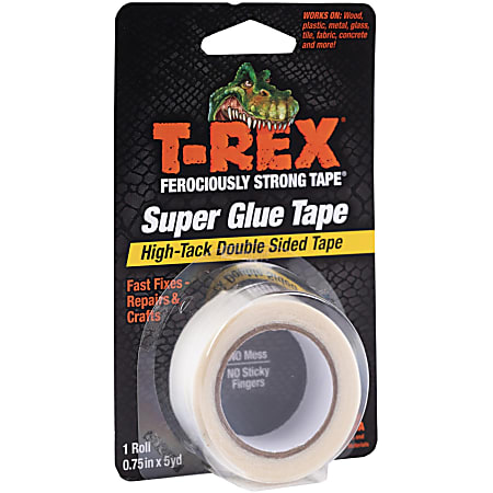 T-REX Double Sided Super Glue Tape - 15 ft Length x 0.75 T-REX Double Sided Super Glue Tape - 15 ft Length x 0.75