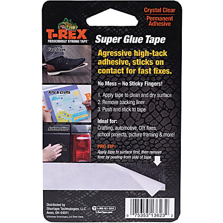 T-REX Double Sided Super Glue Tape - 15 ft Length x 0.75 T-REX Double Sided Super Glue Tape - 15 ft Length x 0.75