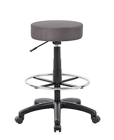 Boss Office Products DOT Mesh Stool, Gray/Black