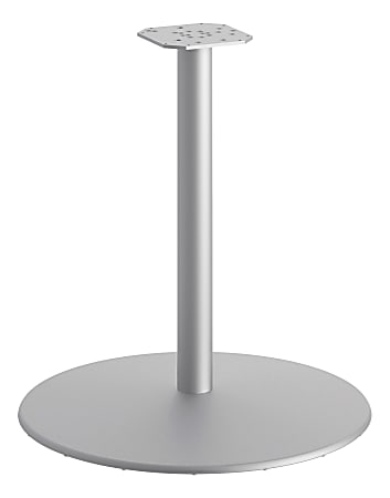 HON® Disc Base For Sitting-Height Between Table, 27-13/16"H x 30"W x 30"D, Nickel