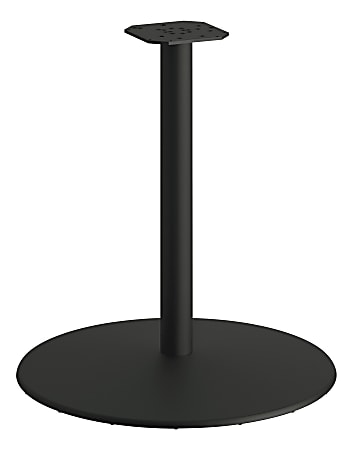 HON® Disc Base For Sitting-Height Between Table, 27-13/16"H x 25-7/8"W x 25-7/8"D, Black