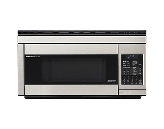 Sharp® R1874T 1.1 Cu Ft Over-The-Range Microwave, Stainless Steel