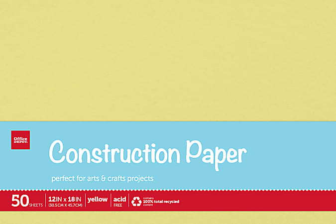 12 x 18 Fade-Resistant Construction Paper