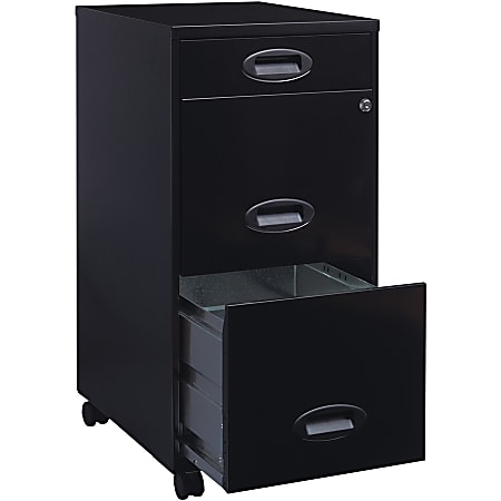 LYS SOHO File Cabinet 14.3 x 18 x 29.5 3 x Drawers for File Accessories ...